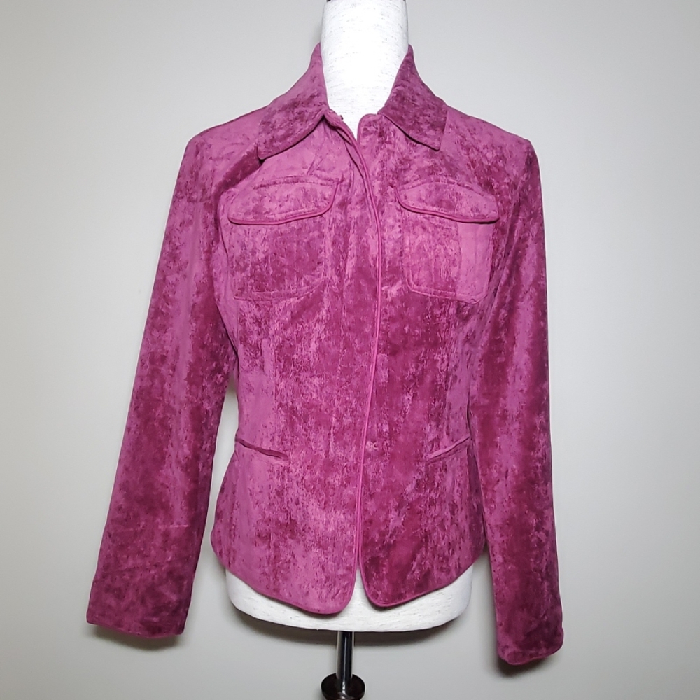 Chico's Maroon Jacket